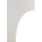 Ekena Millwork 5 1/4"W x 4"D x 6"H Clarksville Wood Vintage Decor Bracket, Chalk Dust White BKTWD05X04X06CVWH - alternate 2